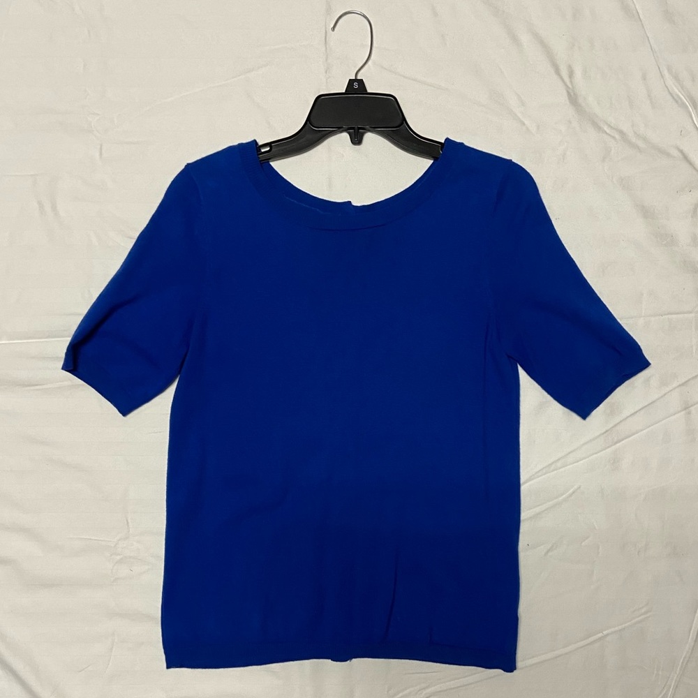 The Limited blue blouse